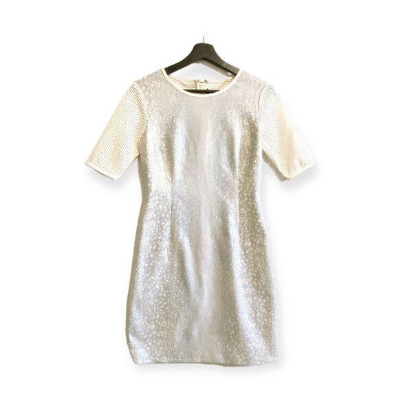 Sachin + Babi Eternity Shift dress in brocade and laser cut panels, size 0, NWT - Picture 2 of 13